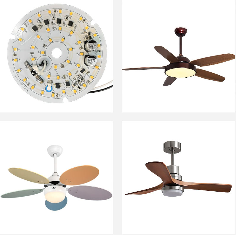 M&oacute;dulo PCB LED DOB para LUCES DE VENTILADOR