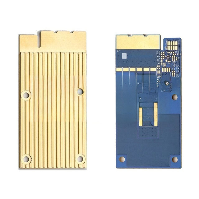 PCB con base de cobre de 2 capas de alta potencia y disipación de calor rápida con disipador de calor
